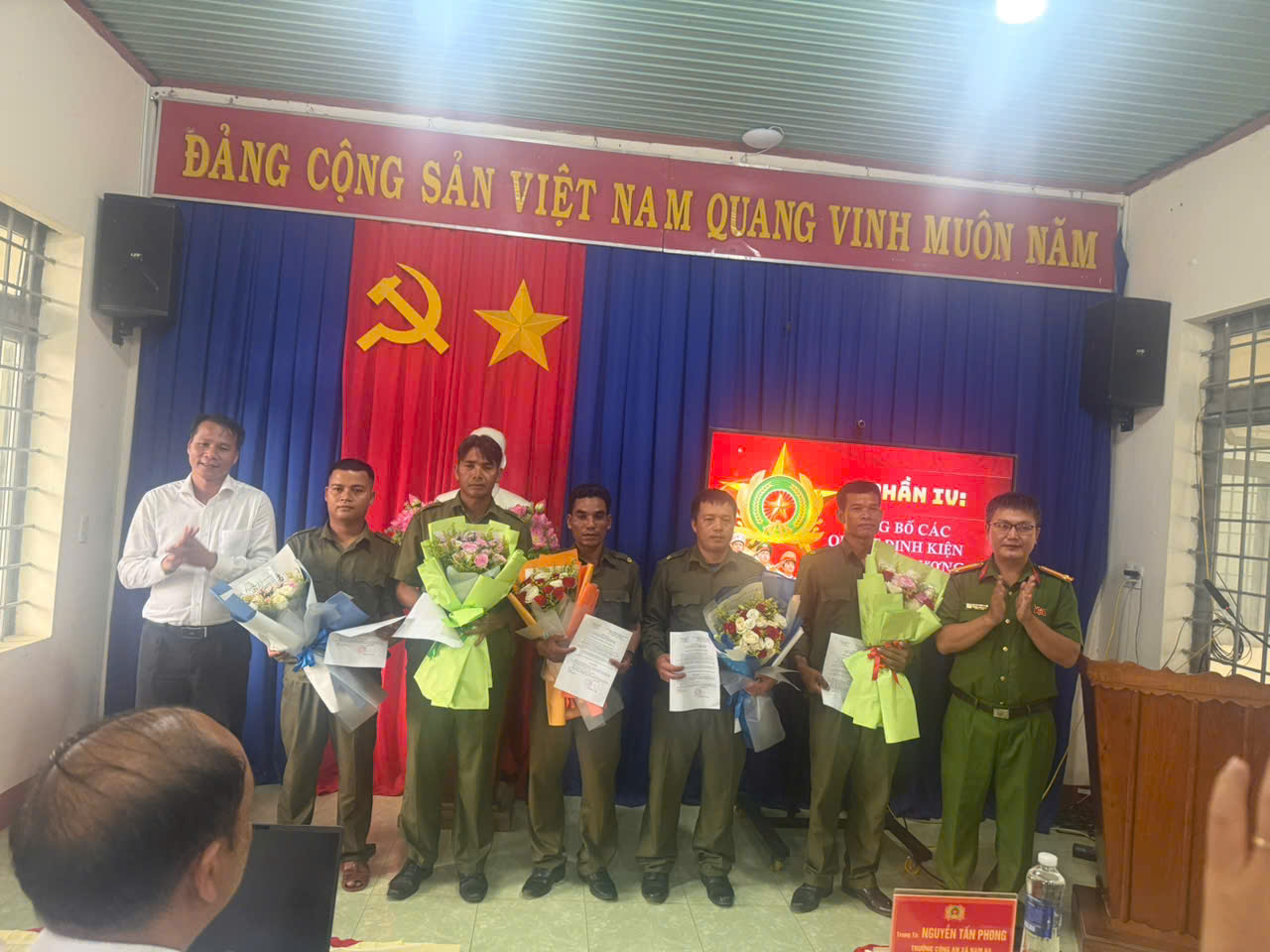 Công An xã Nam Ka: sơ kết công tác 6 tháng đầu năm và ra mắt mô hình "Camera an ninh trật tự"